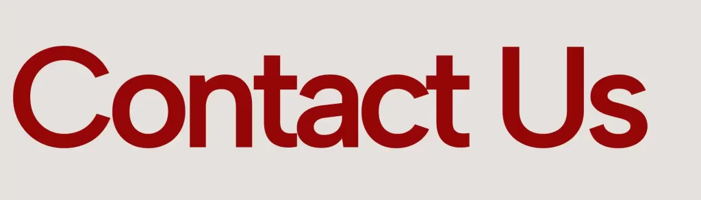 Contact Us headline